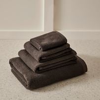 Savannah Coal Textured Towel Range