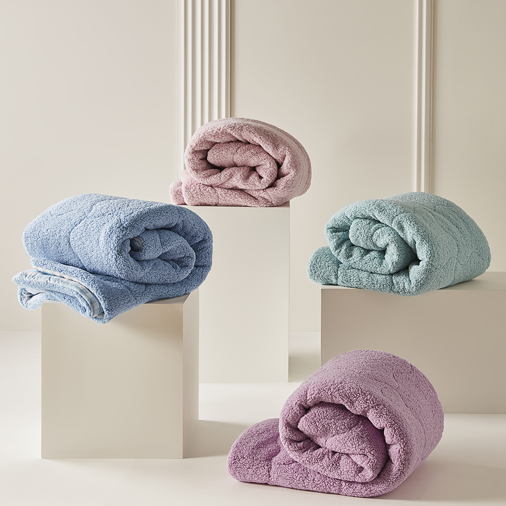 Adairs Kids Teddy Lilac Blanket Adairs