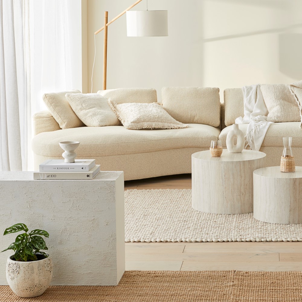 Buy outlet curved sofa