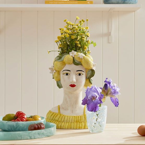 Mondello Lemon Multi Head Vase