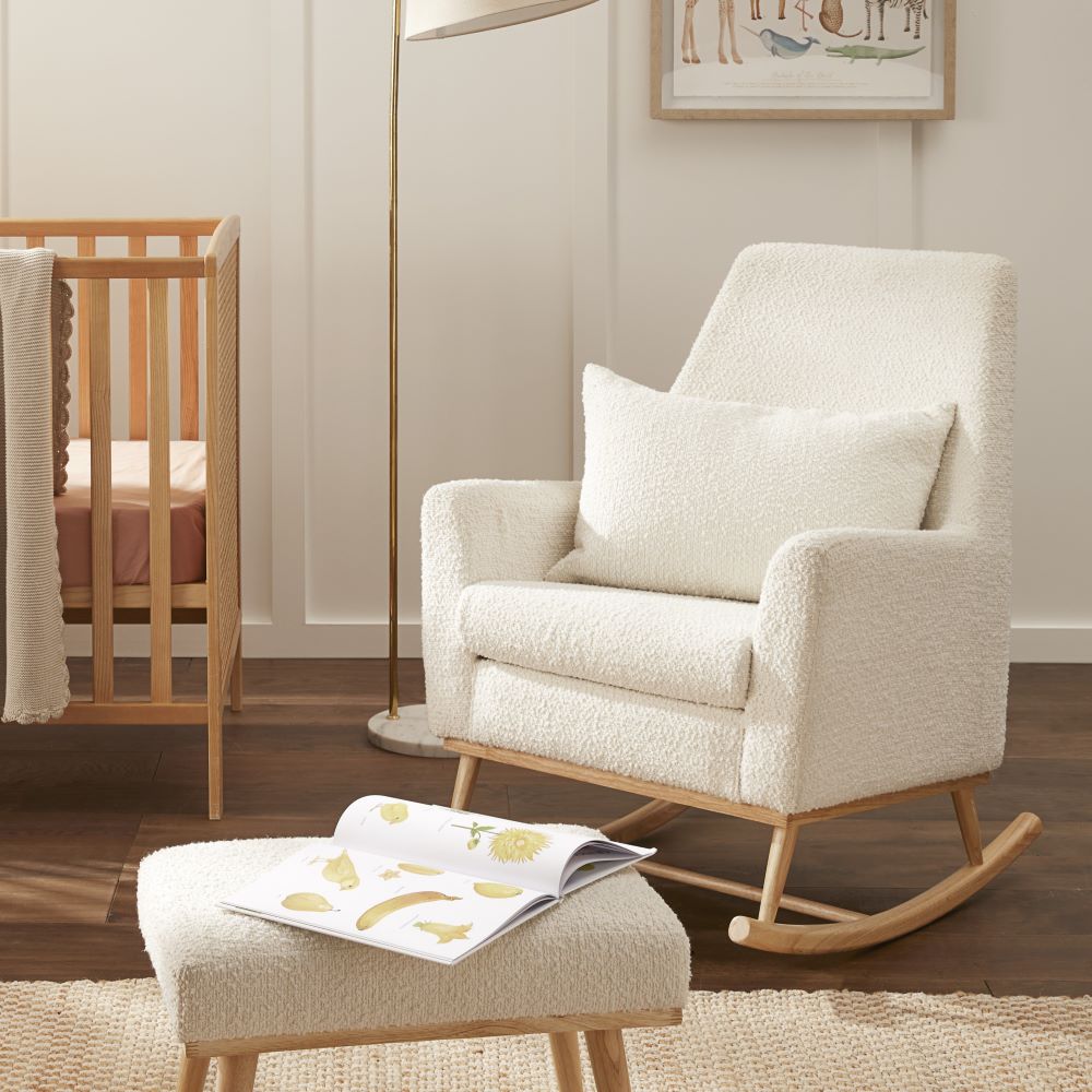 Pink Boucle Rocker Boucle Fabric Furniture & Homewares | Adairs