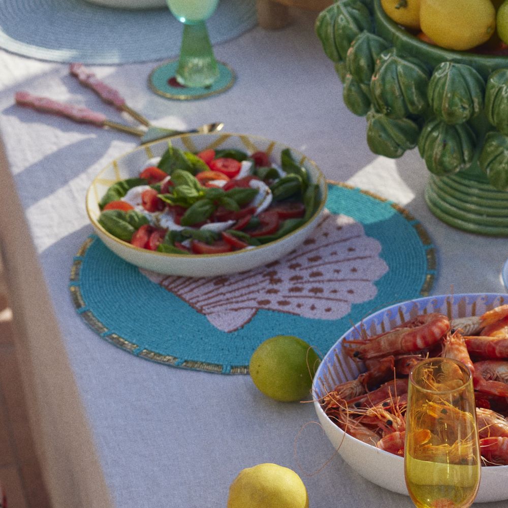 Fiesta Seashell Beaded Placemat Adairs