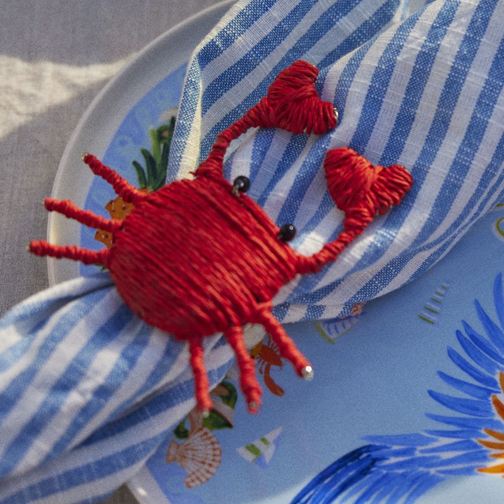 Fiesta Crab Napkin Ring Adairs