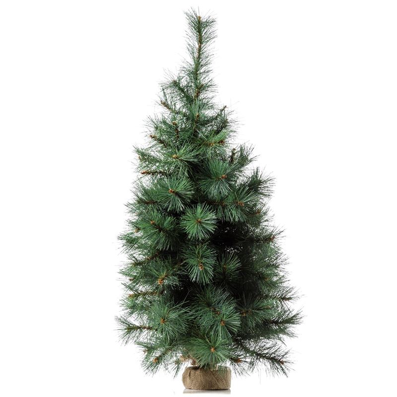 Burlap Green Christmas Tree