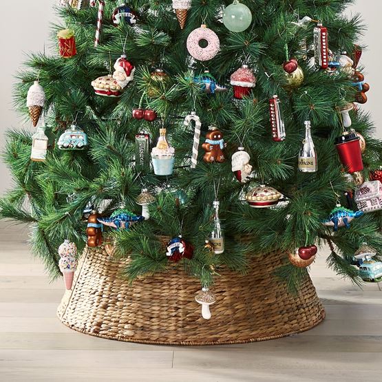 Christmas Extra Large Natural Woven Tree Skirt