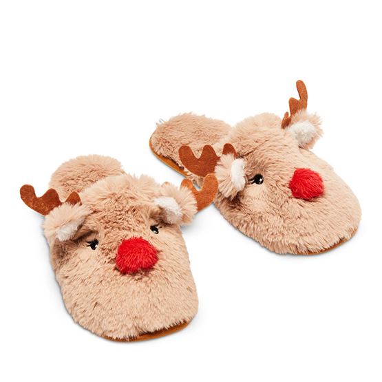 Rudolph Christmas Novelty Slippers
