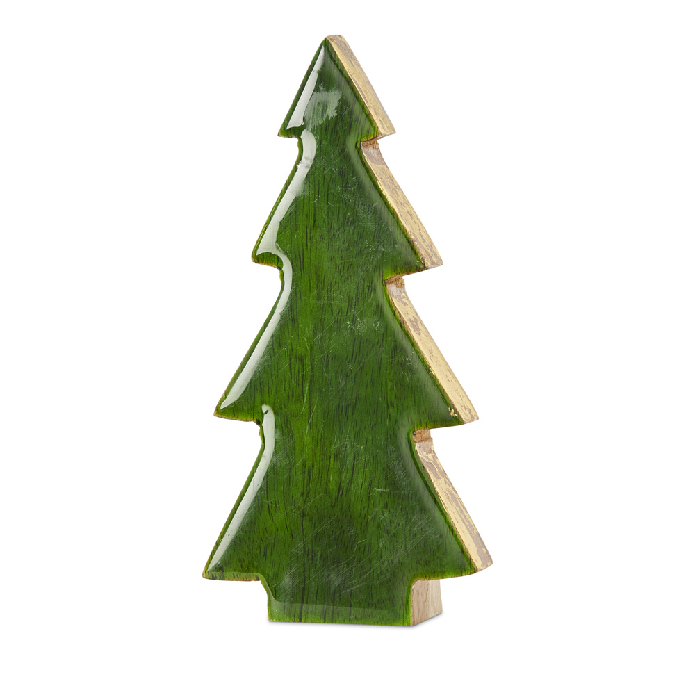 Green ceramic store christmas tree