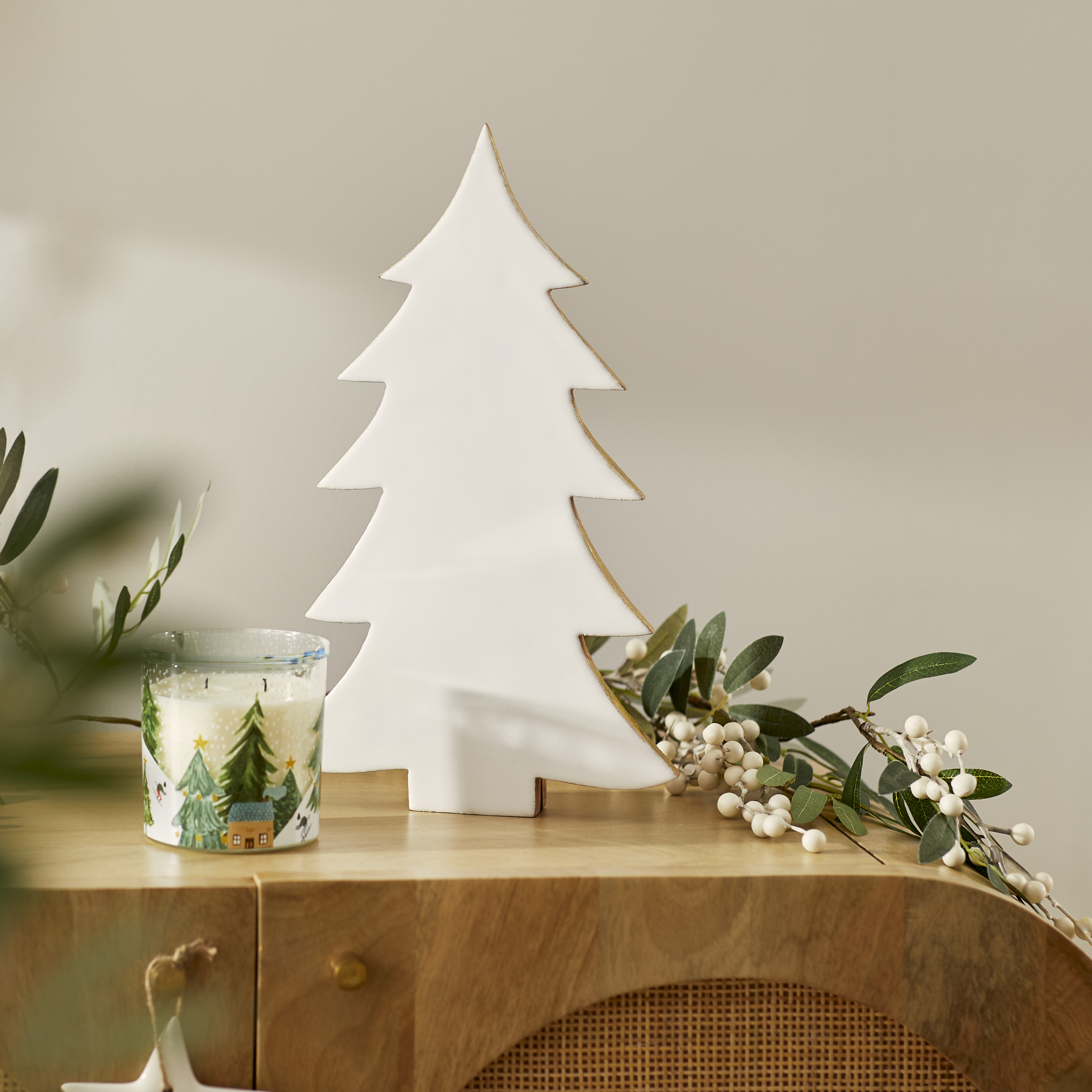 White wooden tree cheap