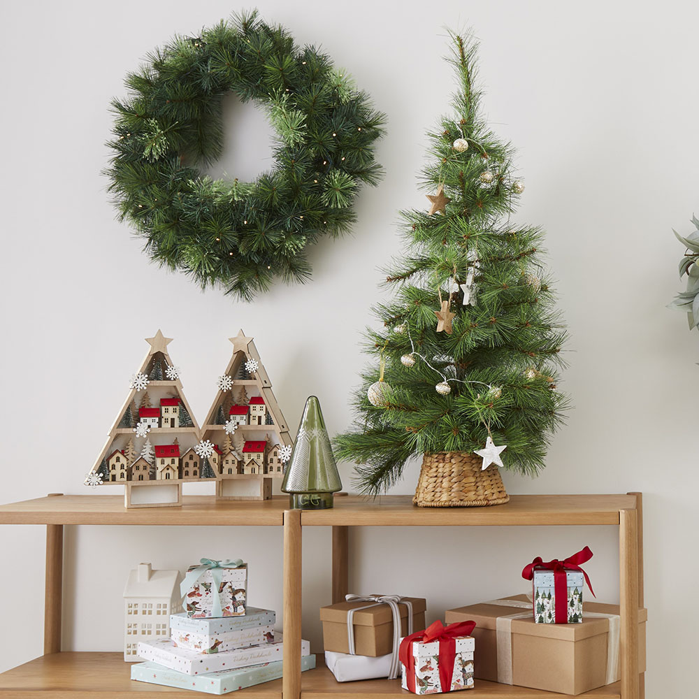 Festive Scene Natural Christmas Fun Tree Adairs