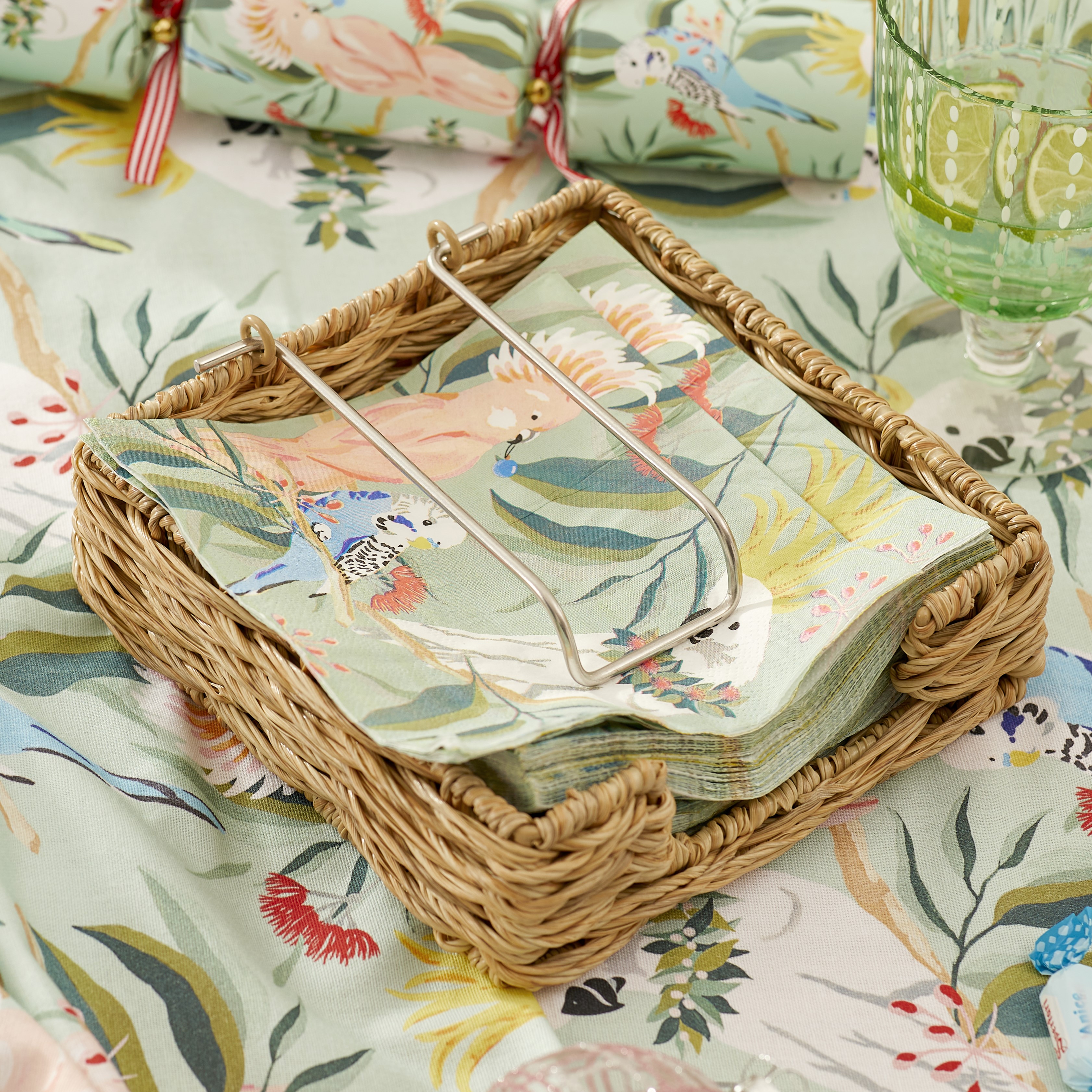 Festive Australian Birds Multi Paper Napkins Pack of 40 Adairs