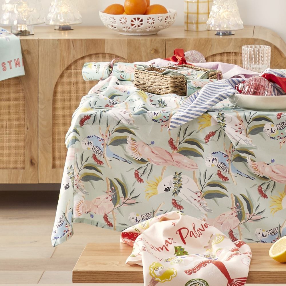 Festive Australian Birds Tablecloth Adairs