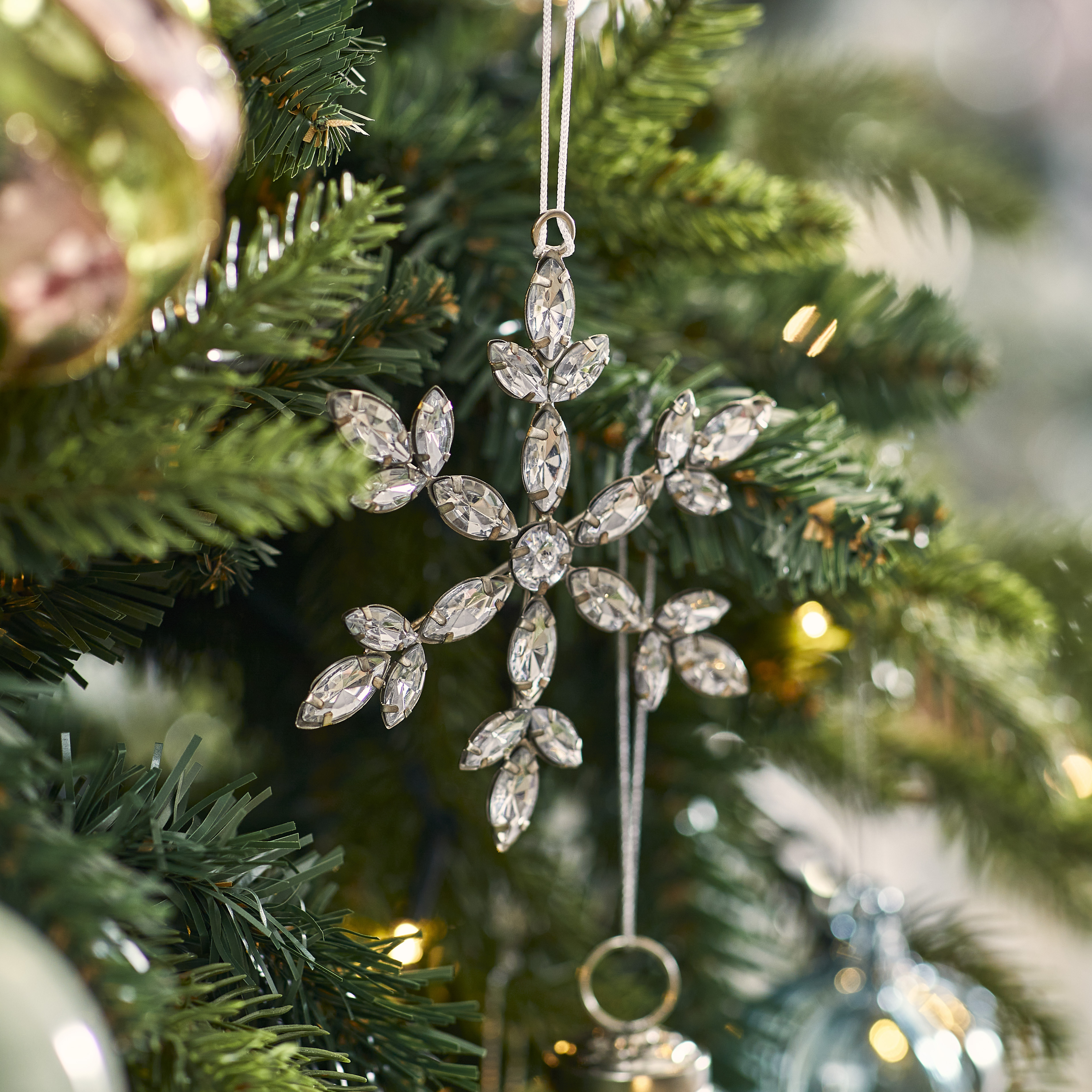 Snowflake christmas ornaments store