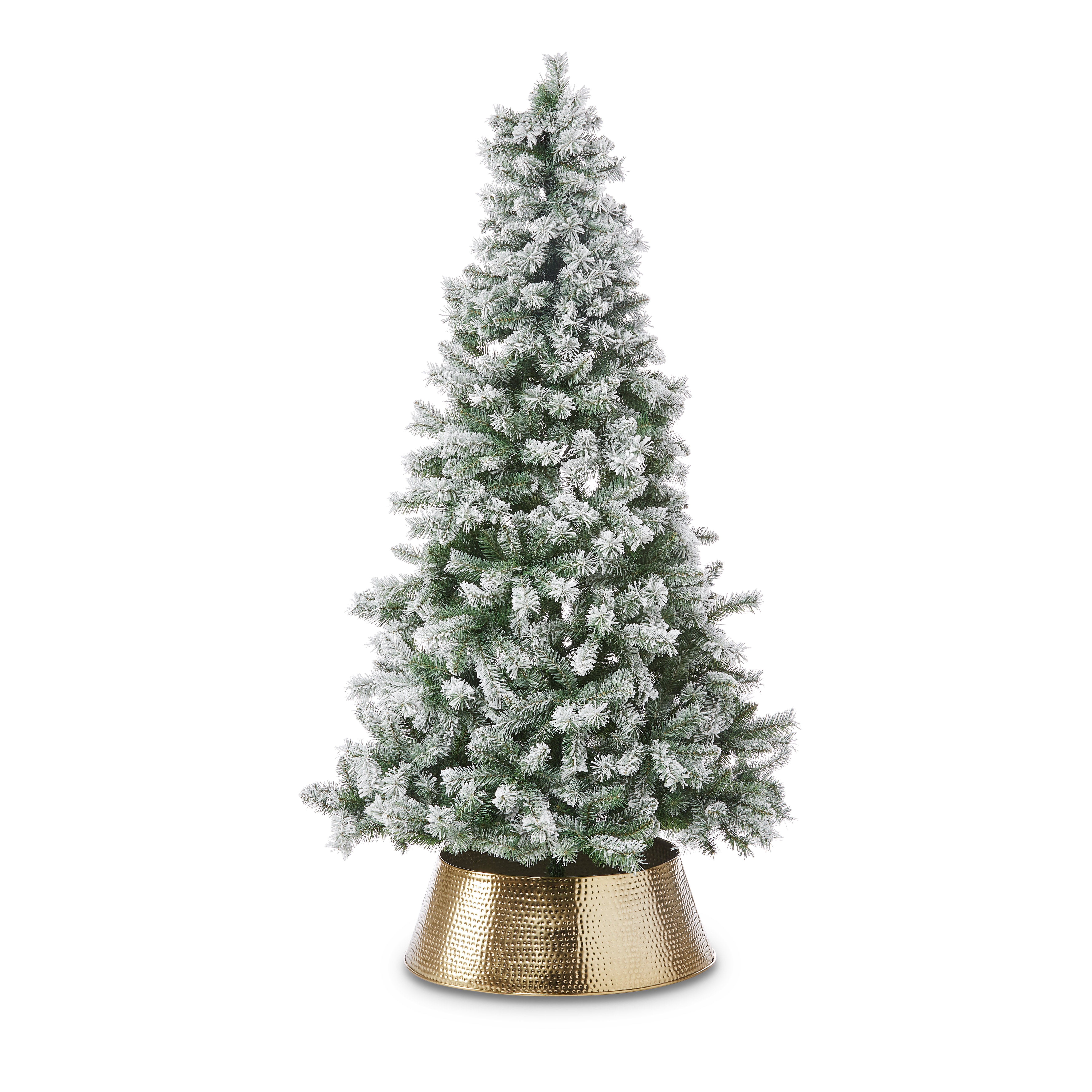 Gold Metal Christmas Tree Skirt Adairs