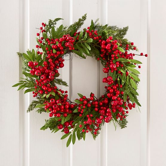 Red Berry Red & Green Wreath