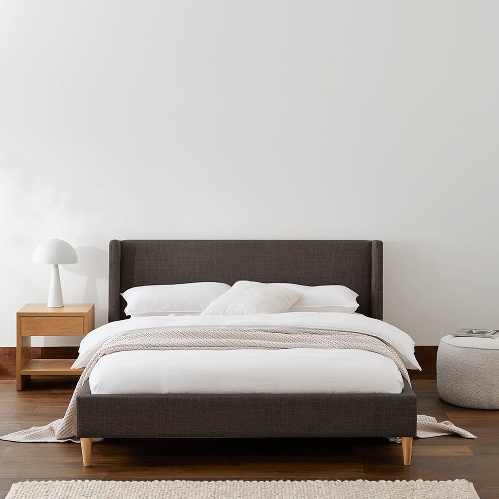 Slate grey bed discount