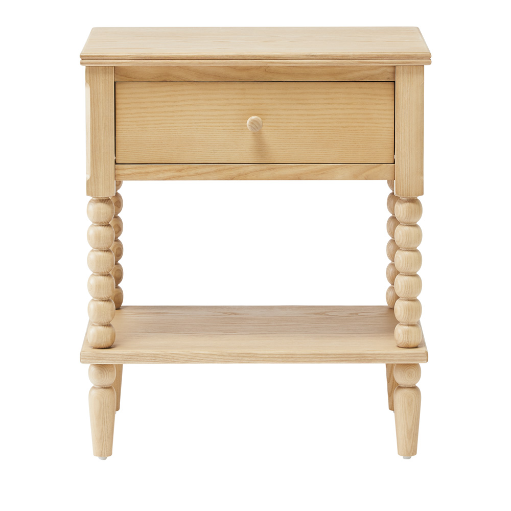 Margate Natural Bedside Table Adairs
