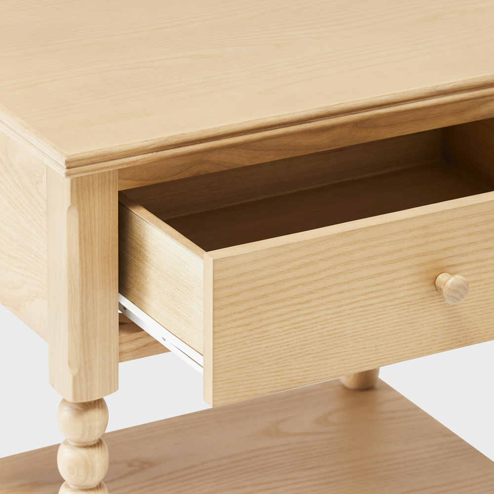 Margate Natural Bedside Table Adairs
