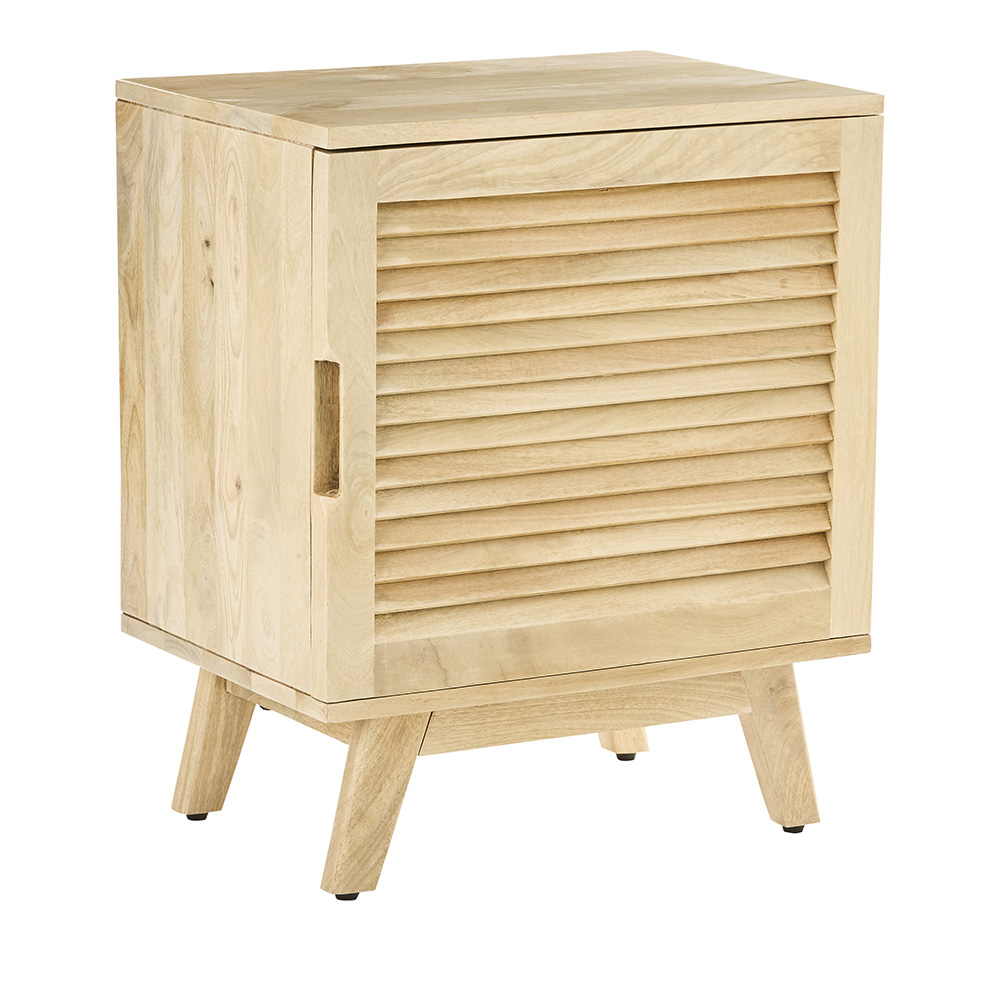 Louvre Natural Bedside Table Adairs