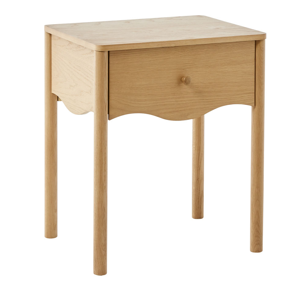Sadie Oak Bedside Table Adairs