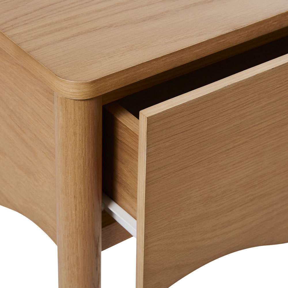 Sadie Oak Bedside Table Adairs