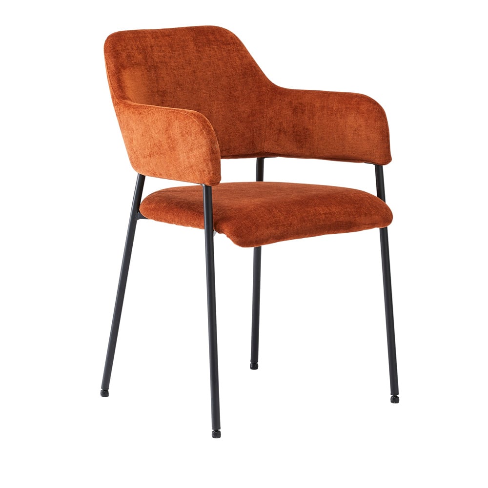 Copper leg clearance dining chair