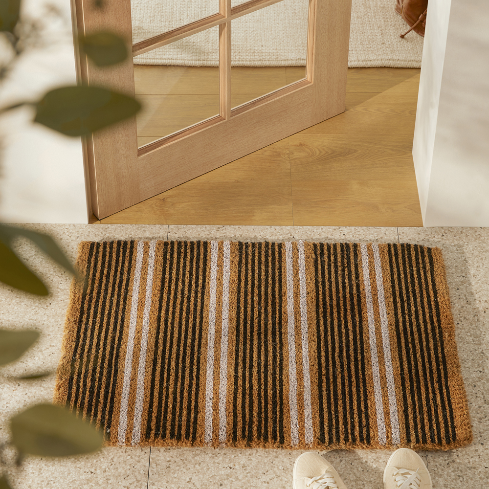 Coir Doormat Sydney Stripe Adairs