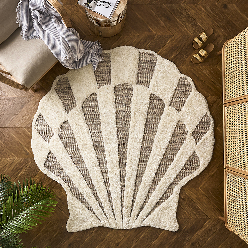 Shell Natural & Ivory Rug | Adairs