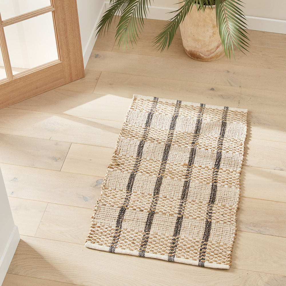 Bali Black & Jute Indoor Mat Adairs