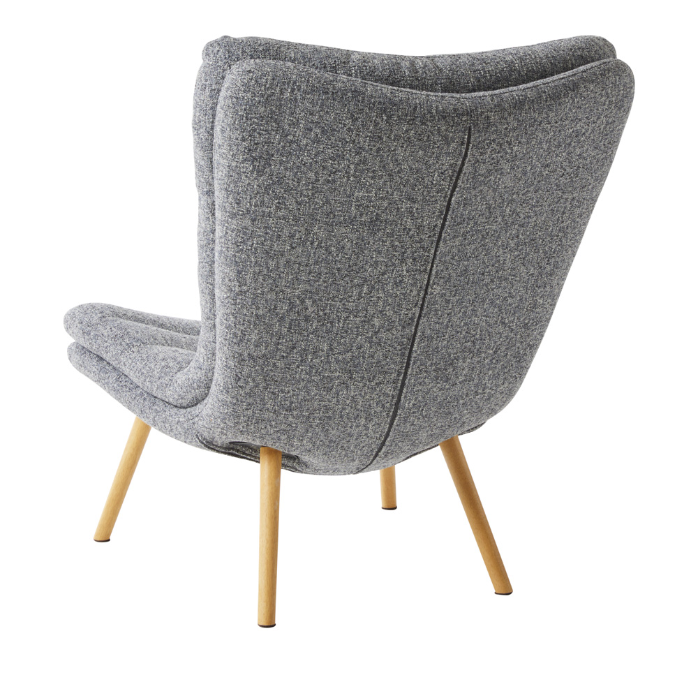 Glasgow Steel Blue Marle Chair Adairs