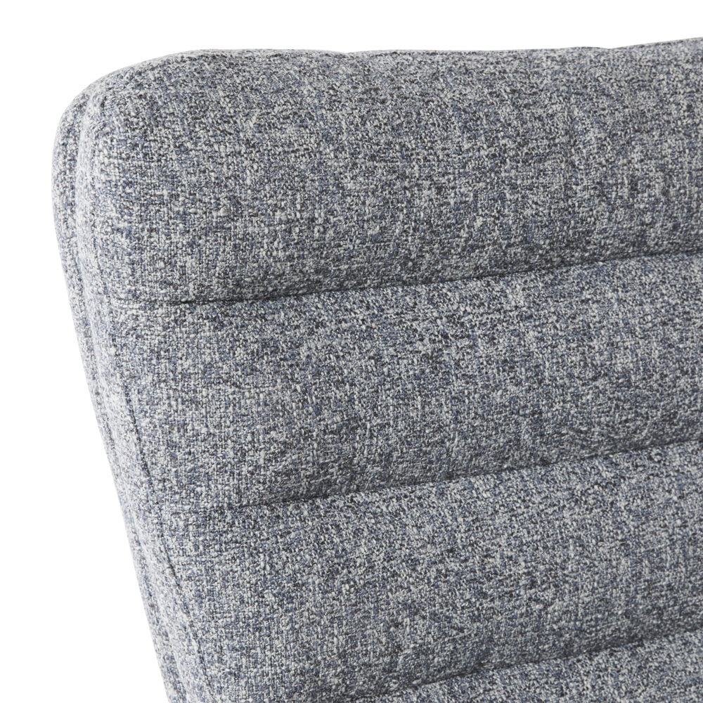 Glasgow Steel Blue Marle Chair Adairs