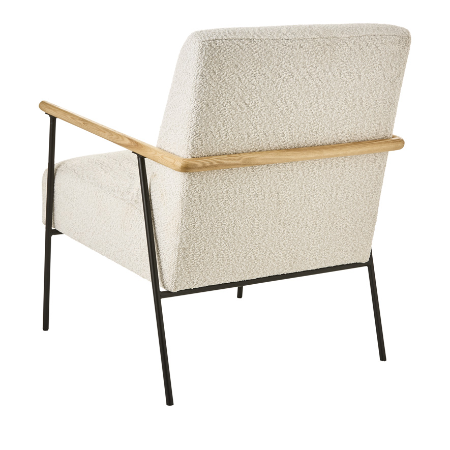 Dune Snow Boucle Chair Adairs
