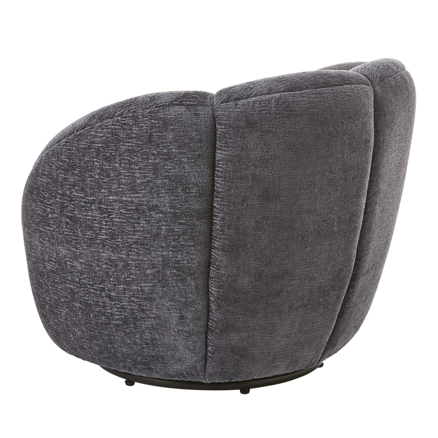Ariel Navy Swivel Chair Adairs