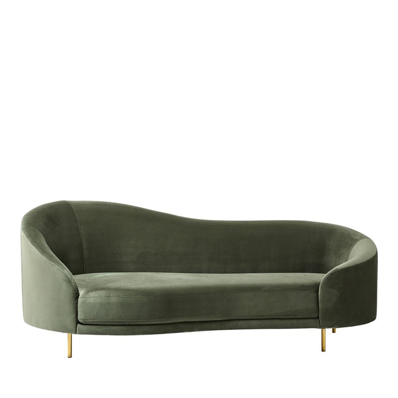 Messina Forest Green Sofa