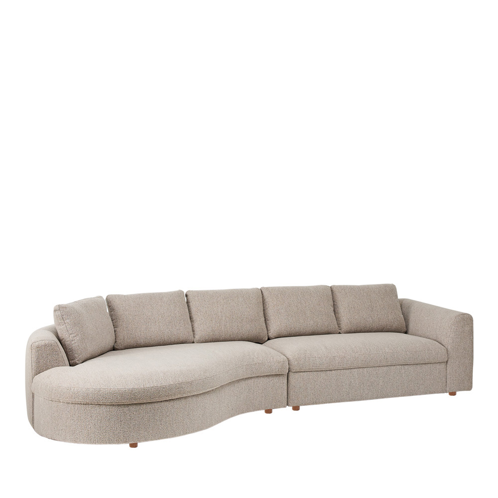 Thomasville curved sofa discount