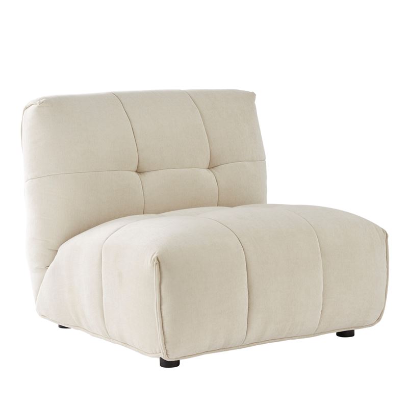 Miller Sand 1 Seater Lounge Chair