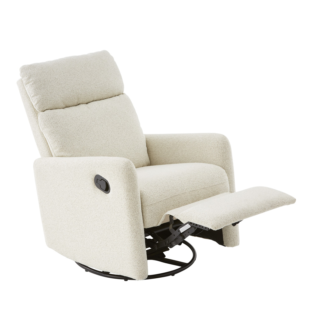 Riley Pearl Boucle Recliner Chair Adairs