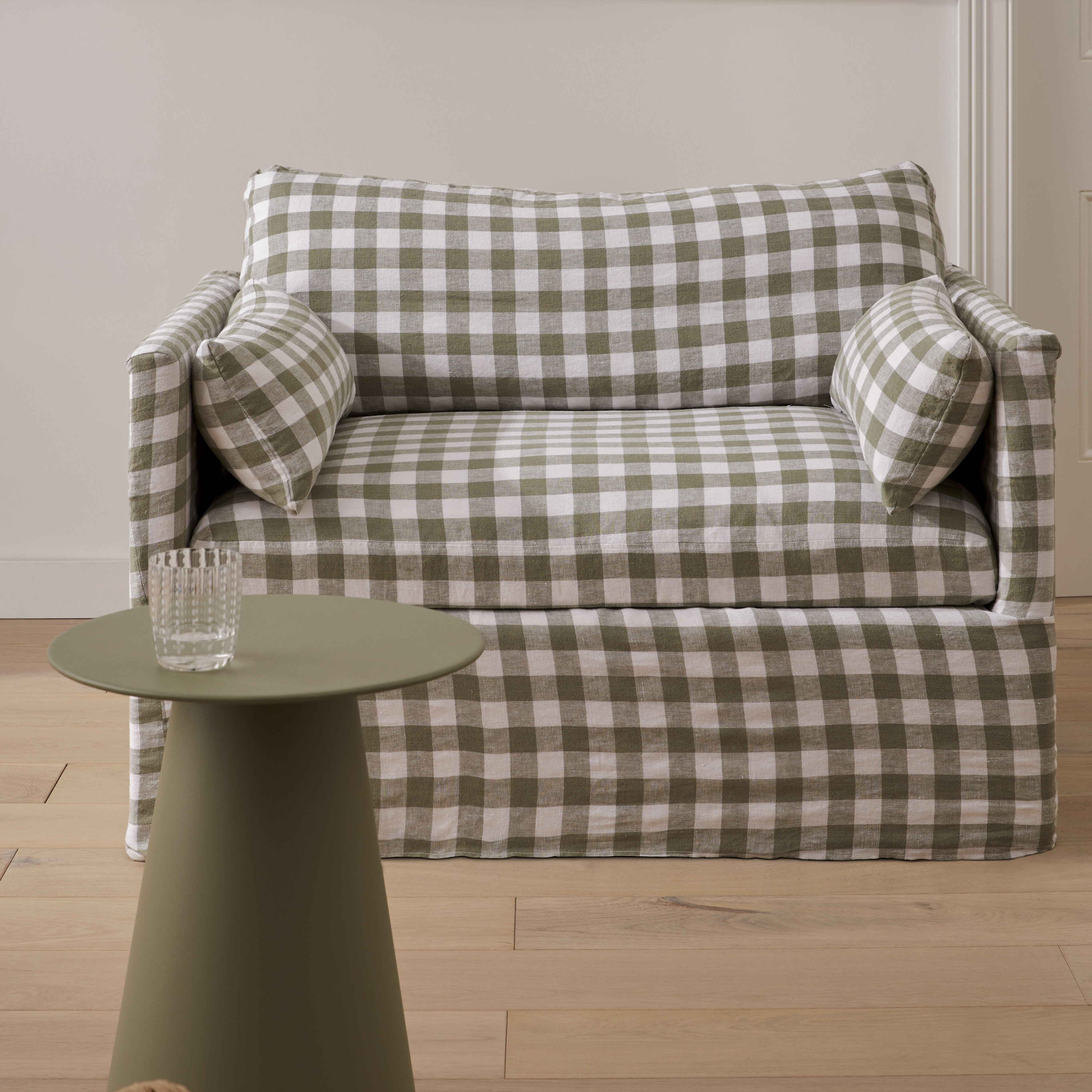 Stockholm Belgian Forest Check Chair Adairs