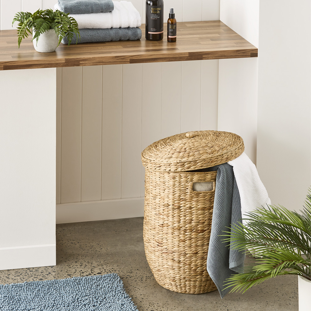 Swinton Natural Laundry Basket Homewares Adairs
