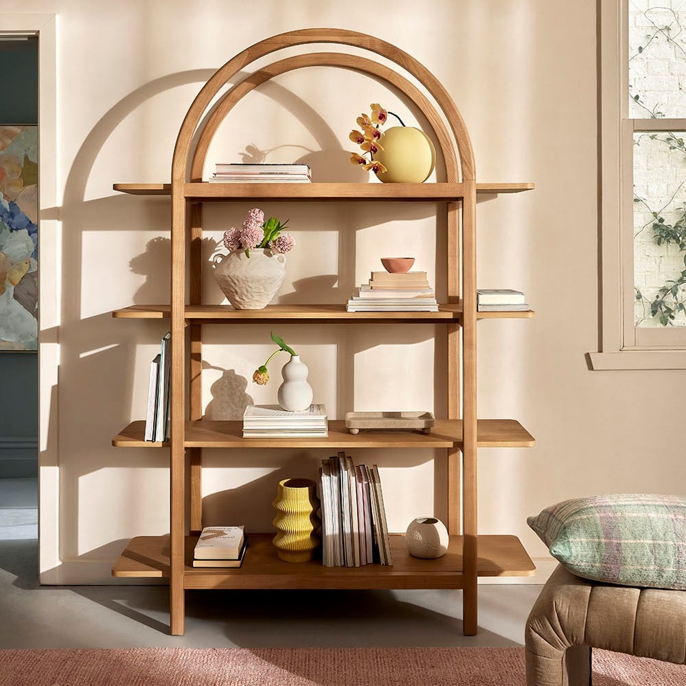 Lunar Oak Bookshelf Adairs
