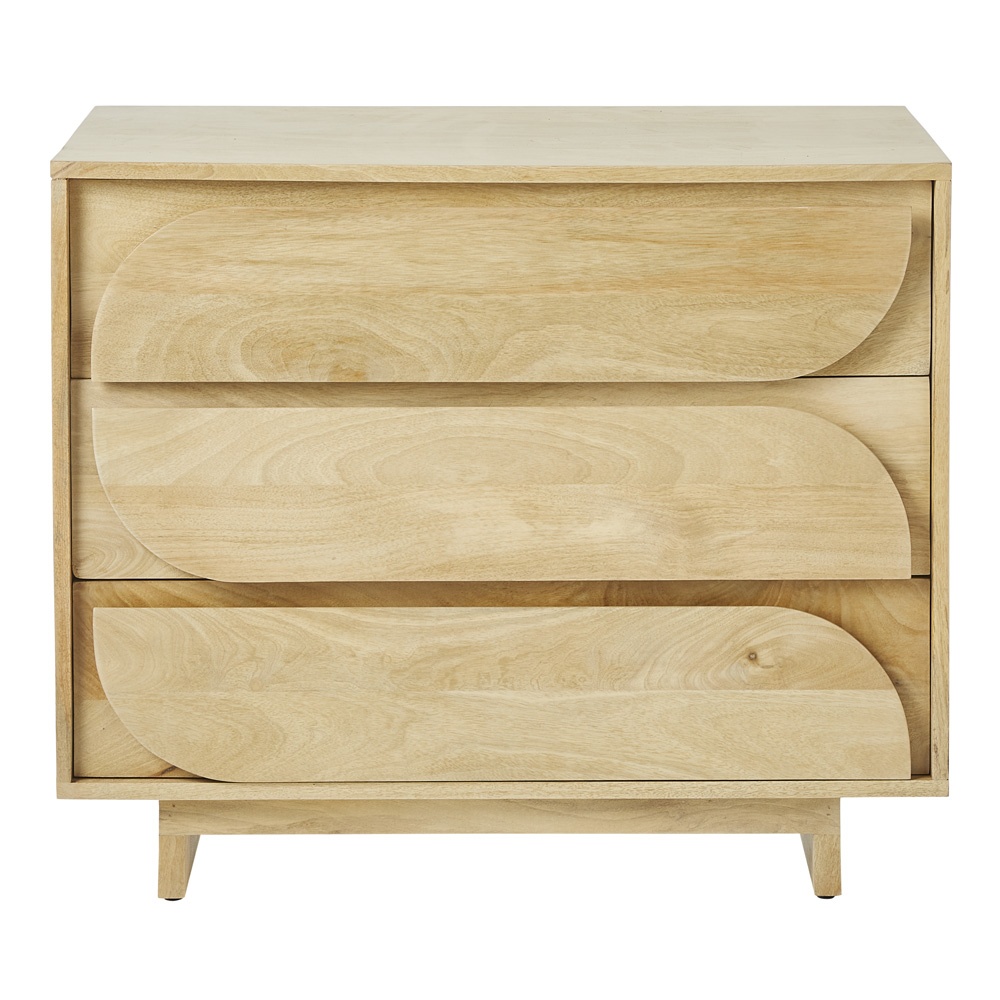 Roi Natural 3 Drawer Chest Adairs