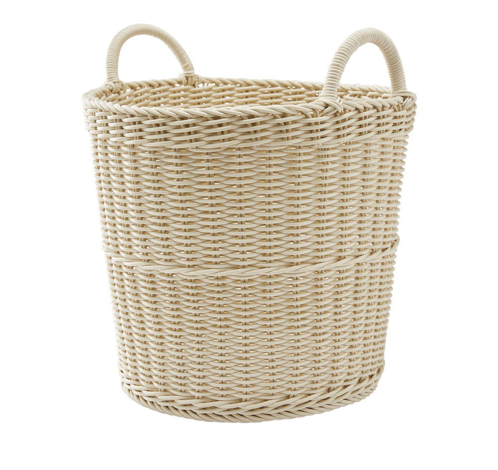 Ren White Laundry Baskets Adairs