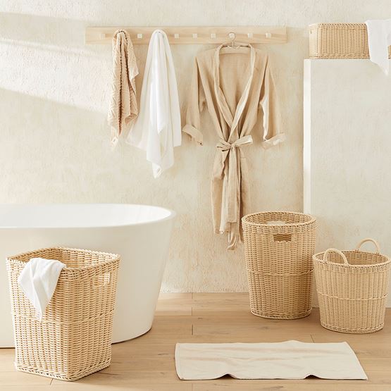 Ren White Laundry Baskets