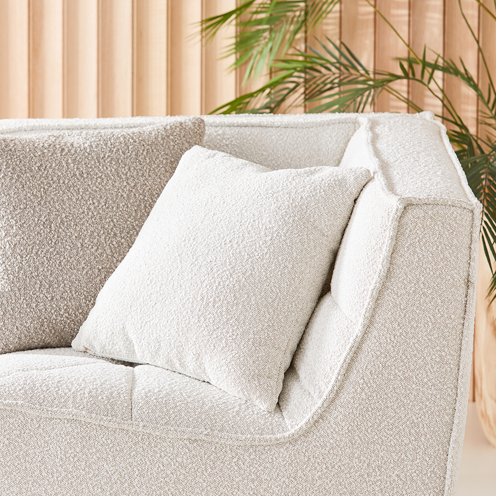 Otis Cream Boucle Cushion | Adairs Otis Cream Boucle Cushion | Adairs