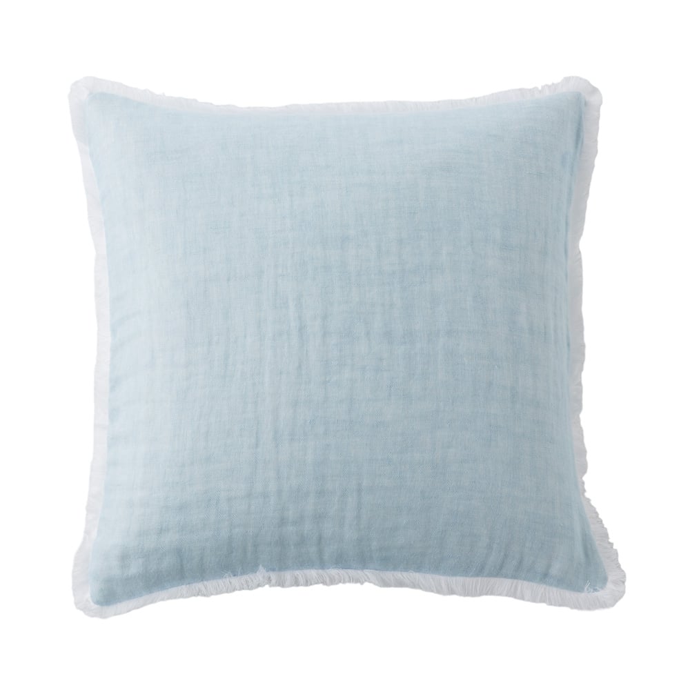 Suri Sky Blue Linen Cushion Adairs