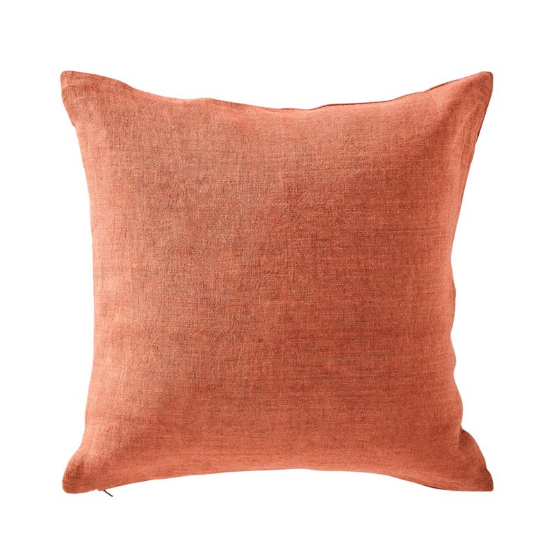Malmo Rust Linen Cushion