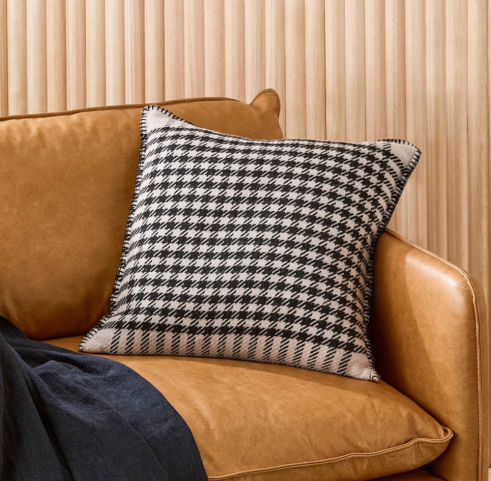 Houndstooth cushions hot sale