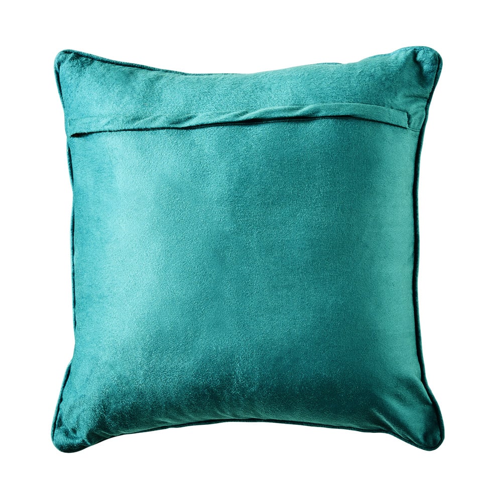 Plush Jacquard Throw & Cushion Set in Vapor Blue