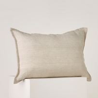Jamie Linen Natural Long Cotton Cushion
