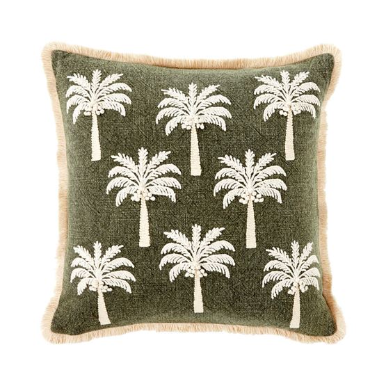 Coconut Palm Green Cushion