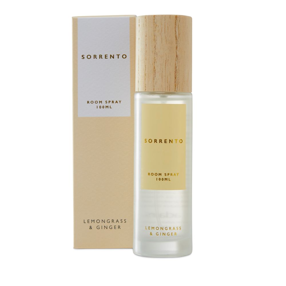 Sorrento Lemongrass & Ginger Room Spray 100ml Adairs